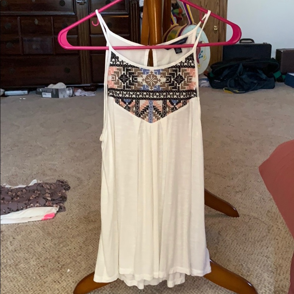 American Eagle Tank with Aztec Print